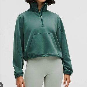 Lululemon brushed softstreme half zip